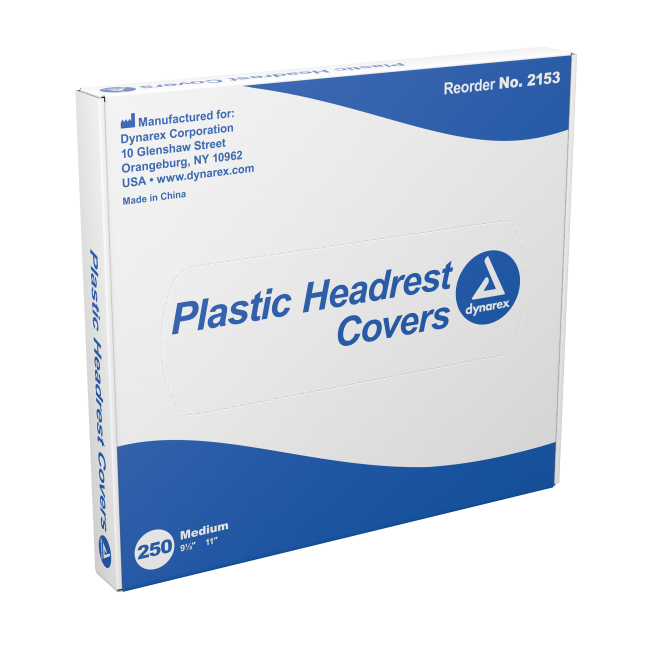 Plastic Headrest Covers - Medium, 9.5" x 11"100/PK - 2153