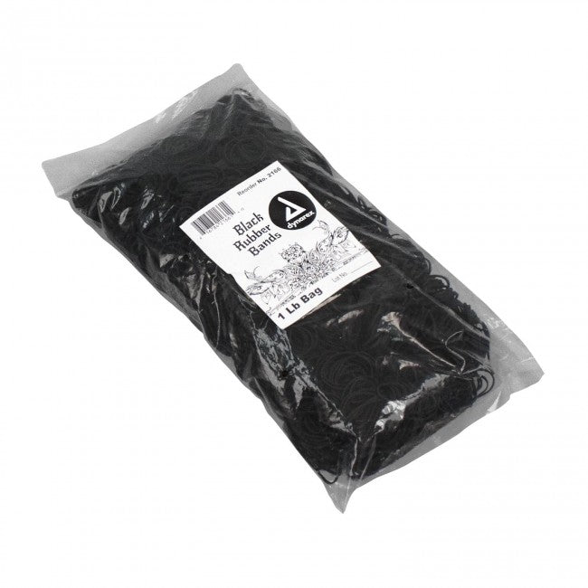 Black Rubber Bands, 1lb - 2166