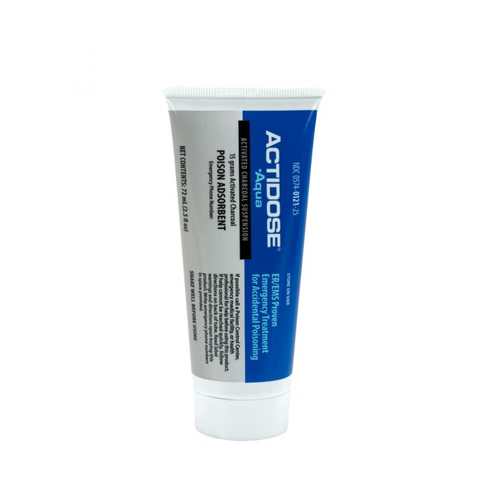 Activated Charcoal, Poison Absorbent, 72mL Tube