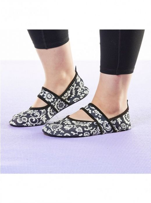 Futsole Black Flowers M - 2484