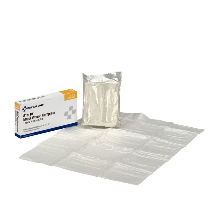8"x10" Major Wound Compress, 1/box