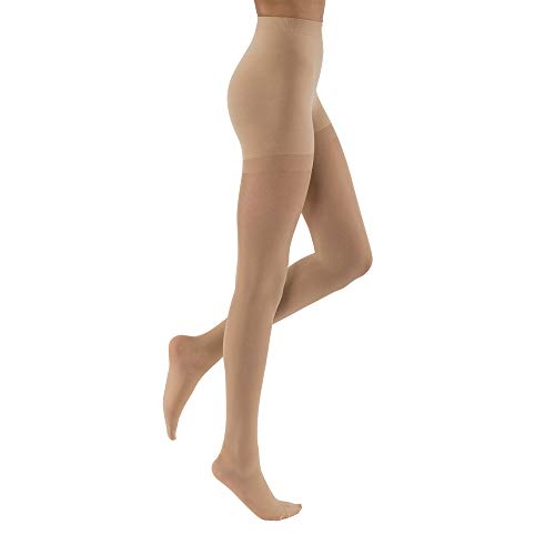 Jobst Ultra Sheer 15-20 mmHg Waist High Compression Stocking, Closed Toe, Natural, X-Large - 119356
