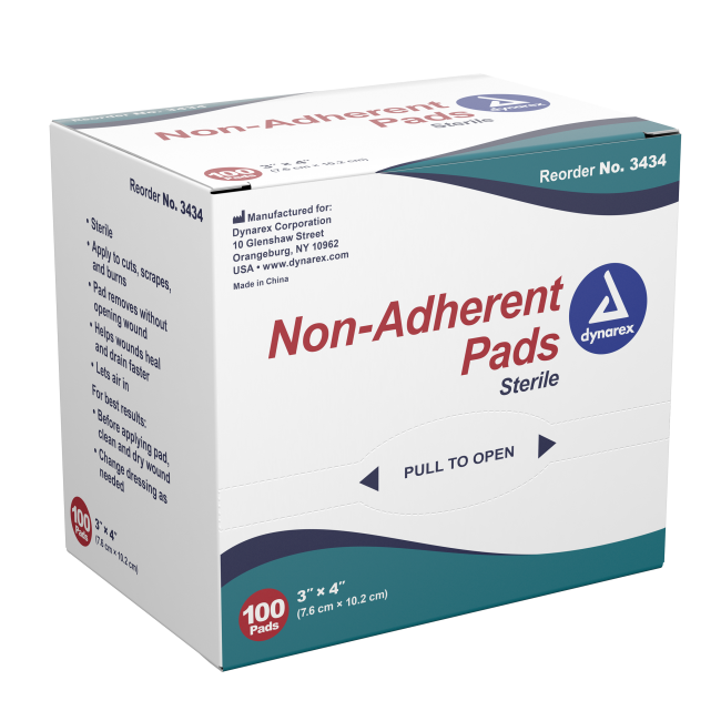 Non-Adherent Pad 3" x 4" 100/bx - 3434