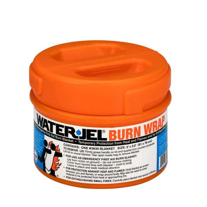 36"x30" WaterJel Burn Wrap Canister
