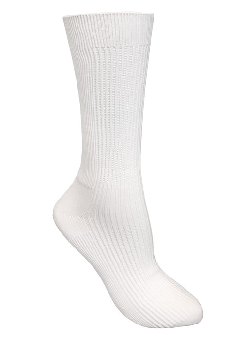 NRSE CMPRESSION SCKS-WHT-9 INCH-1 PK