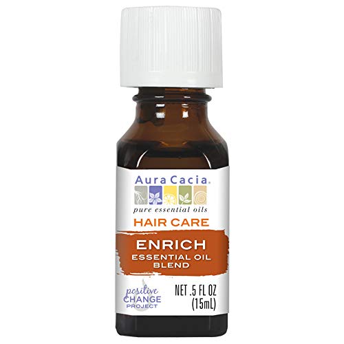 Aura Cacia Enrich Hair Care Essential Oil Blend | 0.5 fl. oz. - 188139