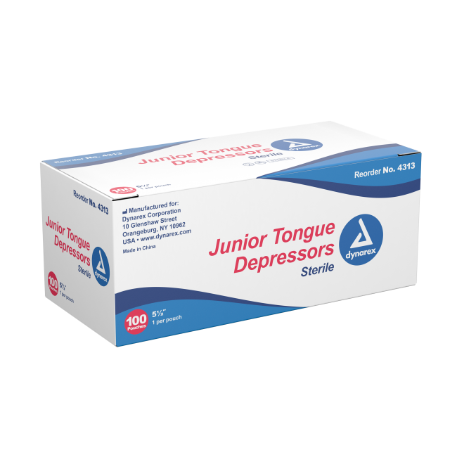 Senior Tongue Depressors, 6", Sterile, Wood100/PK - 4314
