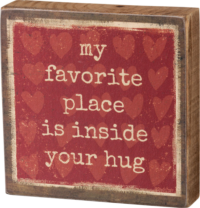 Block Sign, My Favorite Place - 102850