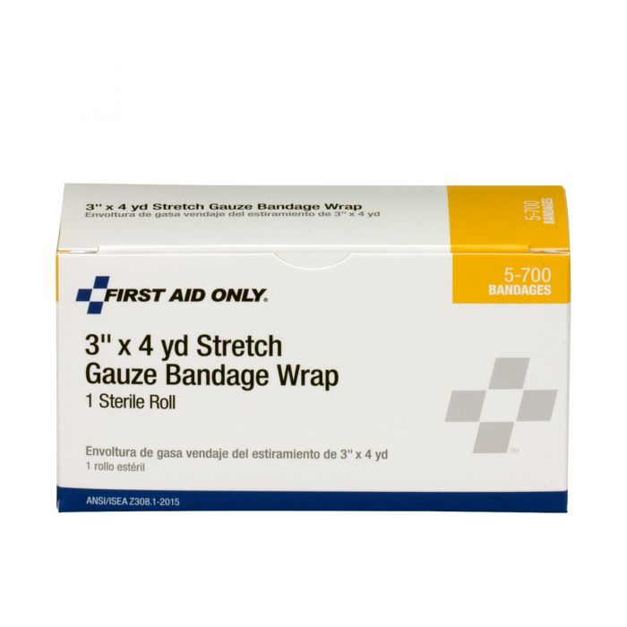 3"x4 yd. Sterile Stretch Gauze, 1/box
