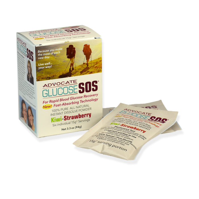Advocate Glucose SOS Kiwi Strawberry - GL-SOS-KW