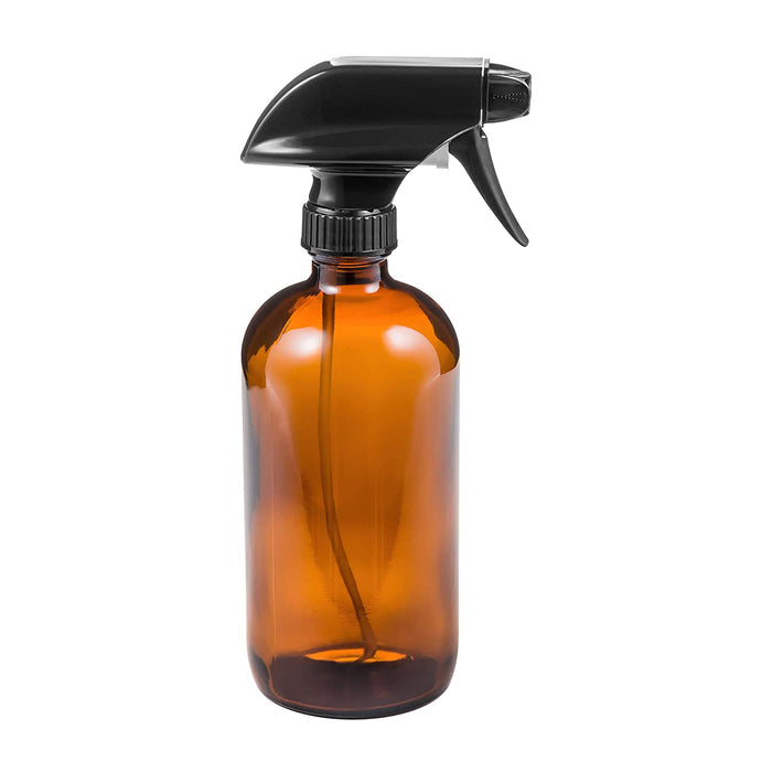 Glass Spray Bottle 16oz Amber - GSB16AM