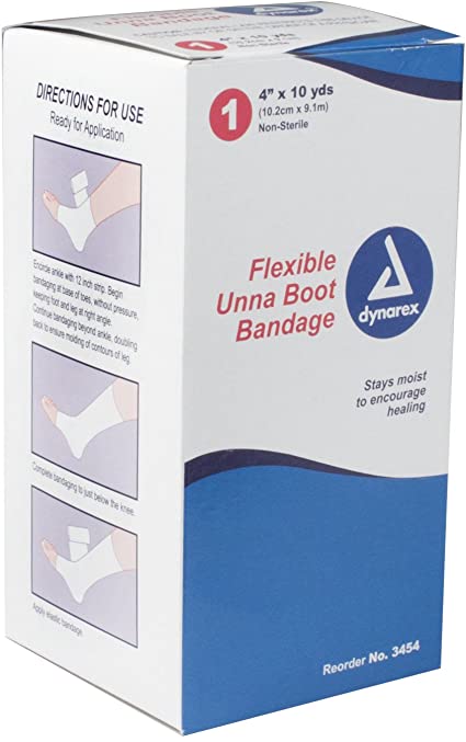 Unna Boot Bandage 4" x 10 yds - 3454