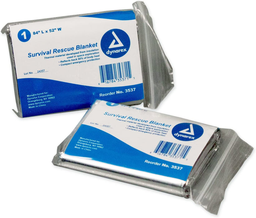 Emergency Survival Rescue Blanket,  84" x 52" - 3537