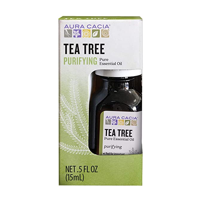 Aura Cacia Tea Tree Essential Oil, Boxed 0.5 fl. oz. - 199196