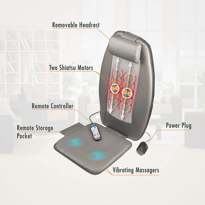 Heated Shiatsu Massage Cushion - 9990