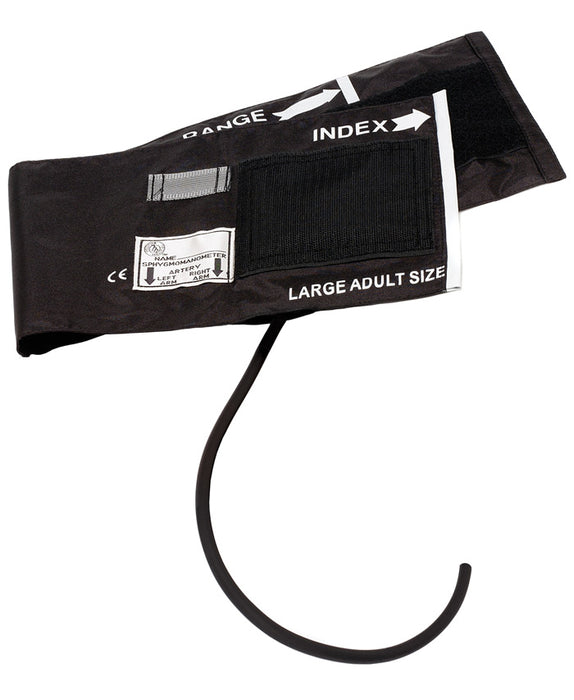 LG ADULT CUFF W/1-TB BLAD-BLK