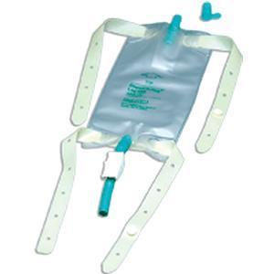 RX ONLY BARD  DISPOZ-a-BAG  Drainable Leg Bag, 32 oz., 12", w/Rubber  Cap, 1/EA- Sold by Each - 150103