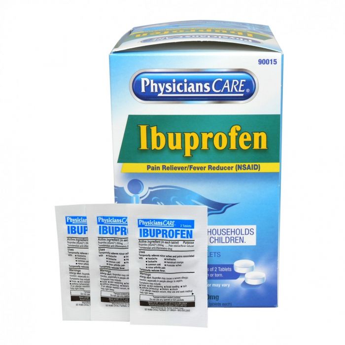 PhysiciansCare Ibuprofen, 50x2/box