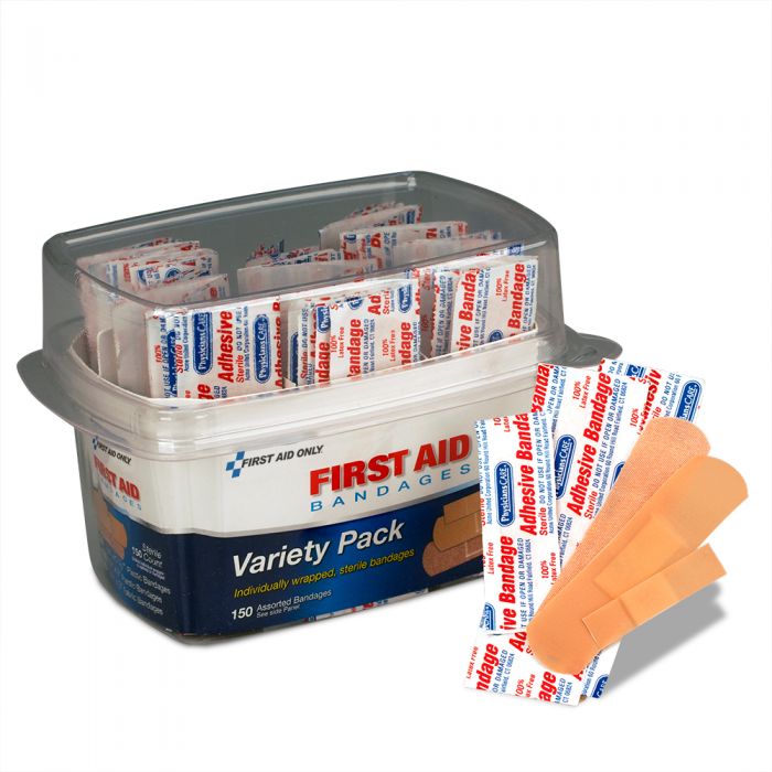 Assorted Bandage Box Kit:  150 Piece