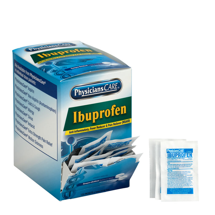 PhysiciansCare Ibuprofen, 125x2/box