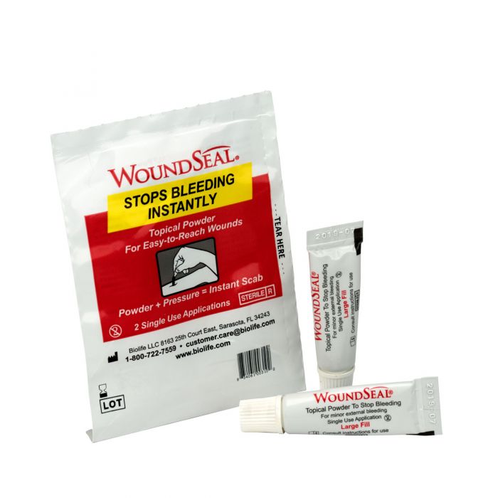 WoundSeal Blood Clot Powder, Pour Packs, 2 ea