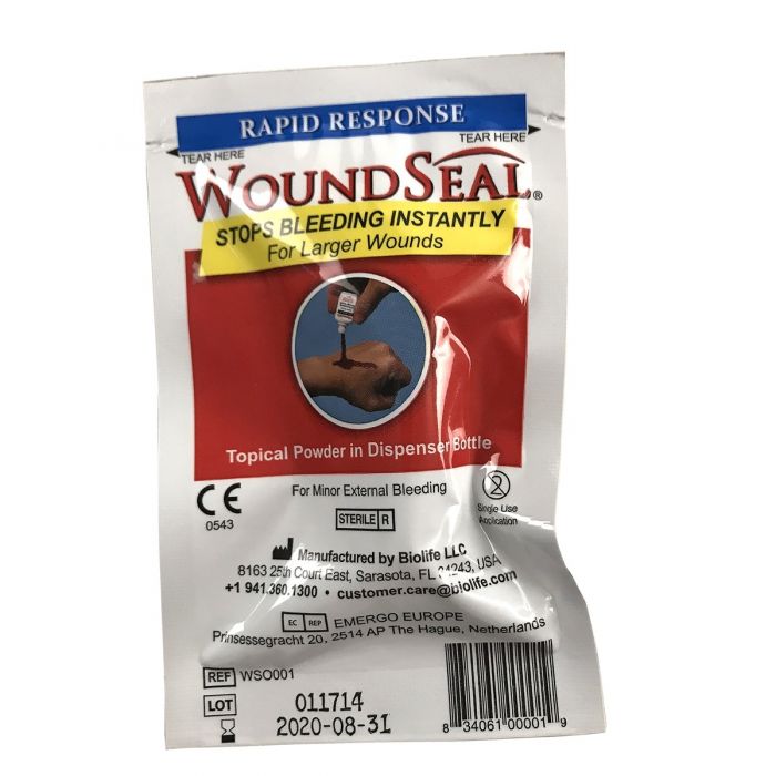 WoundSeal Blood Clot Powder, Rapid Response Bottle