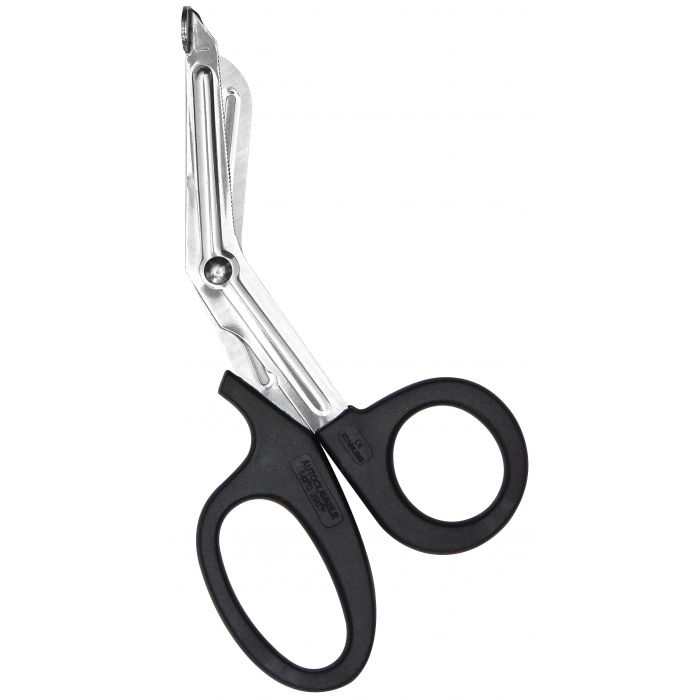 7" Stainless Steel Bandage Shears Black Handle