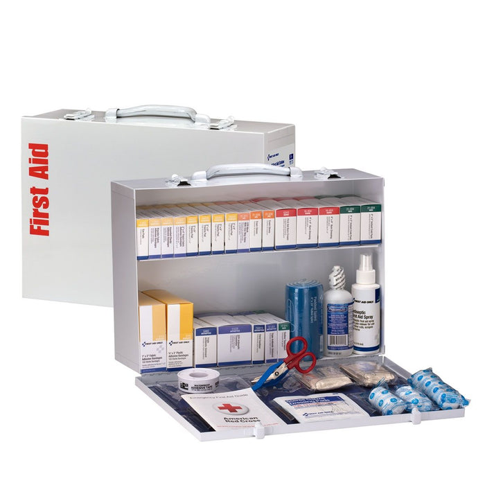 2 Shelf First Aid ANSI B+ Metal Cabinet, without Meds