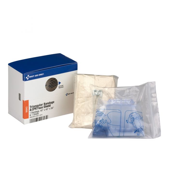 SC Refill CPR Mask and Muslin Triangular Bandage per/box