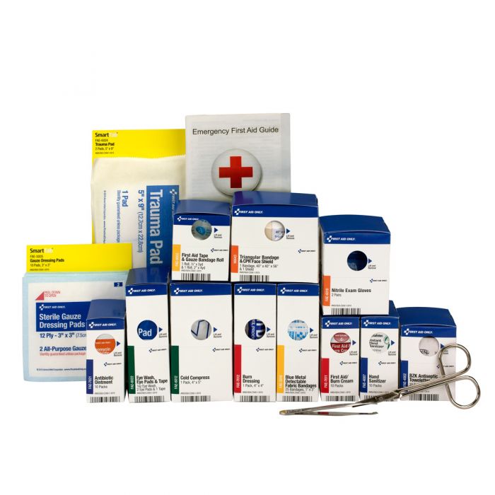 Medium Metal Smart Compliance Food Service Refill Pack without Meds, ANSI A