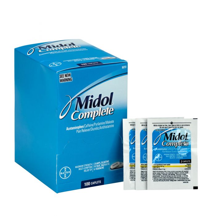 Midol, 50x2/box