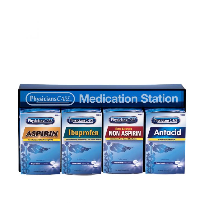 Medication Station with Antacid, Aspirin, Non-Aspirin and Ibuprofen