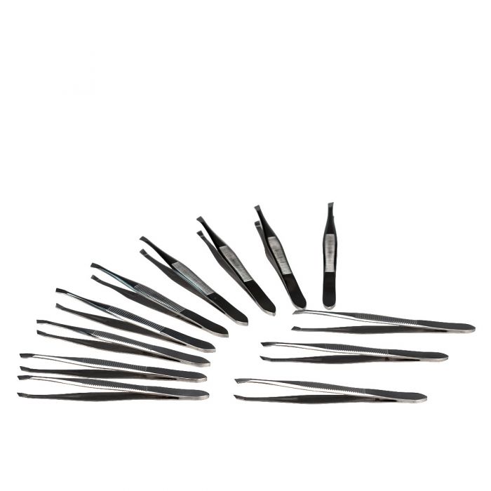 Forceps, Steel, 3.5" (12 per Bag)