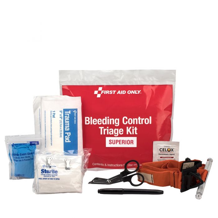 Bleeding Control  Triage Kit - Superior, Plastic Bag