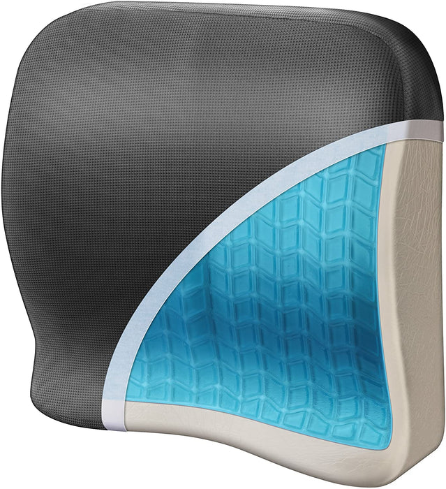 RelaxFusionMemory + Gel Lumbar Cushion - 9112