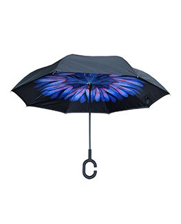 Topsy Turvy Umbrella Blue Daisy - 2608