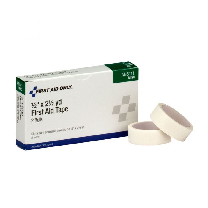 1/2"x2.5 yd. First Aid Tape, 2/box