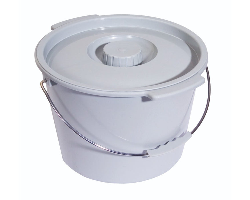 10 Qt. Commode Pail With Lid - B5002
