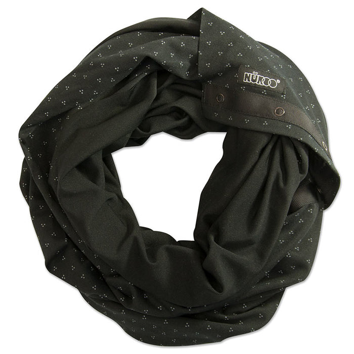NuRoo Scarf Floral Dot Black/White, Floral Dot Black/White - 08106