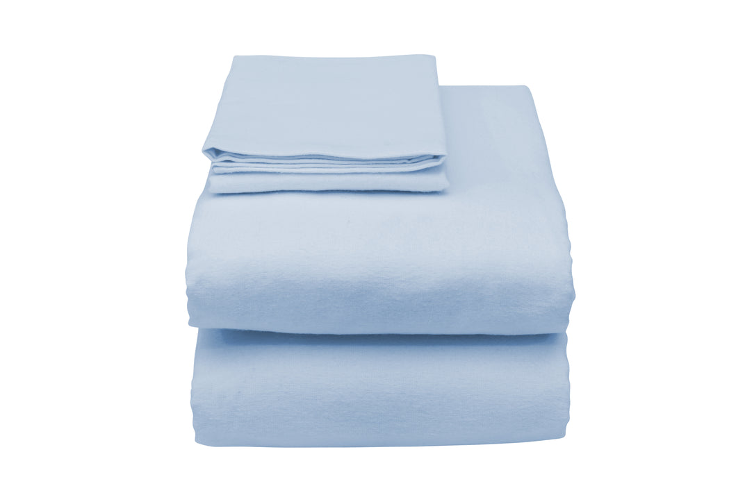 Hospital Bed Sheet Set In Blue - C3058L
