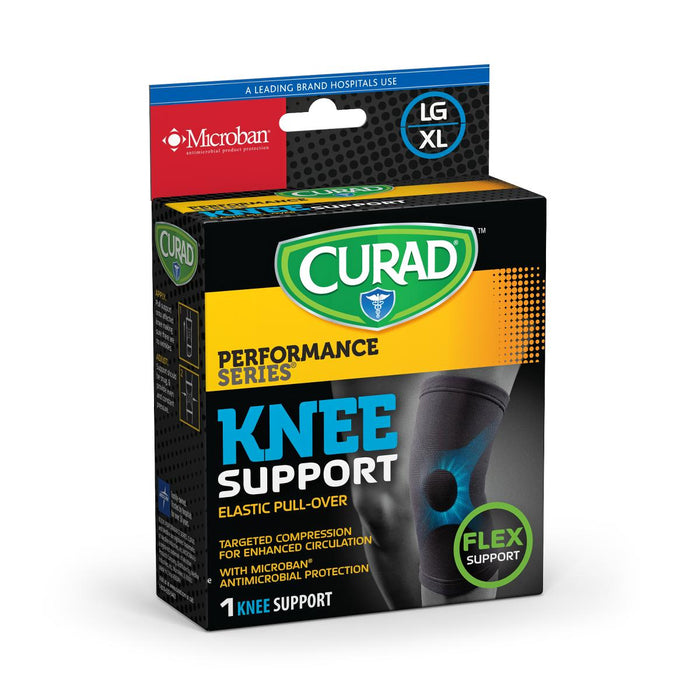 Curad Knee Support Elastic Pull-Over Medline L/XL - CUR23100LXLD