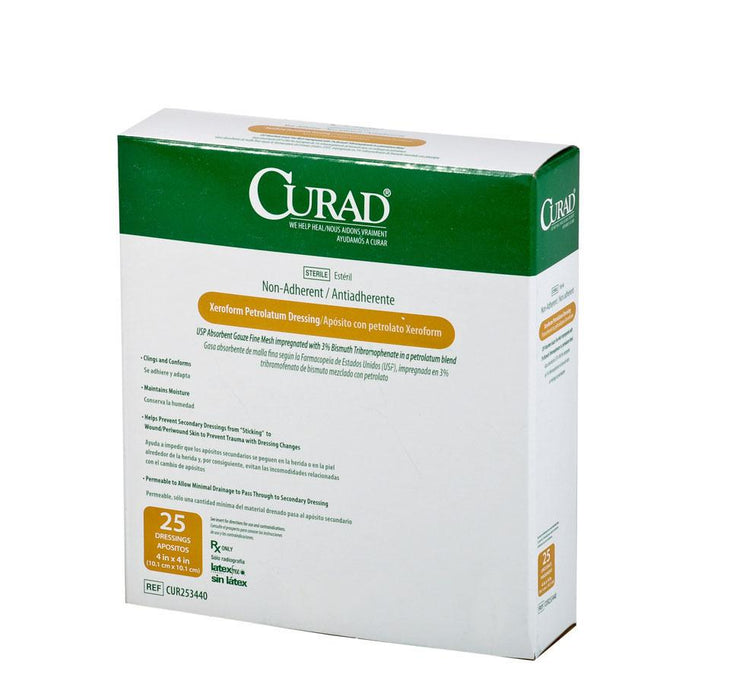 DRESSING GAUZE XEROFORM CURAD 4X4 ST - CUR253440Z