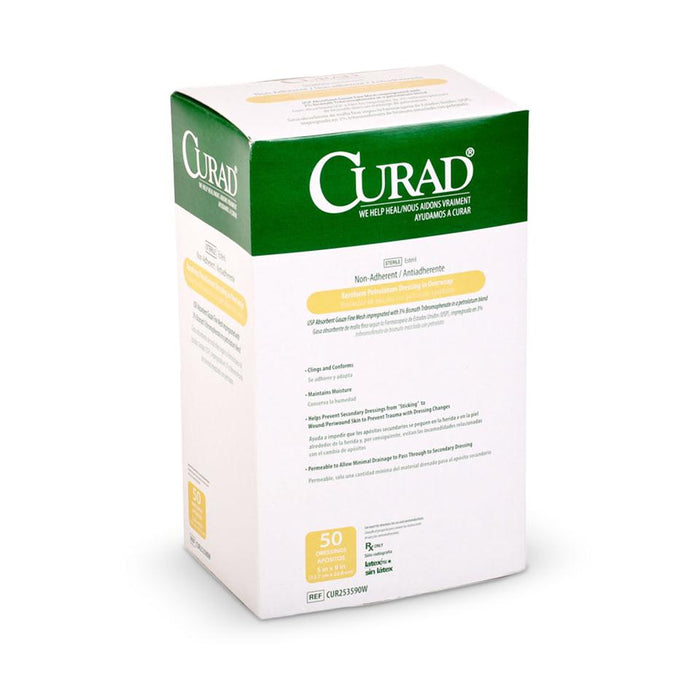CURAD Xeroform Gauze Dressing, Sterile, 5" x 9" - 50 BX - CUR253590Z