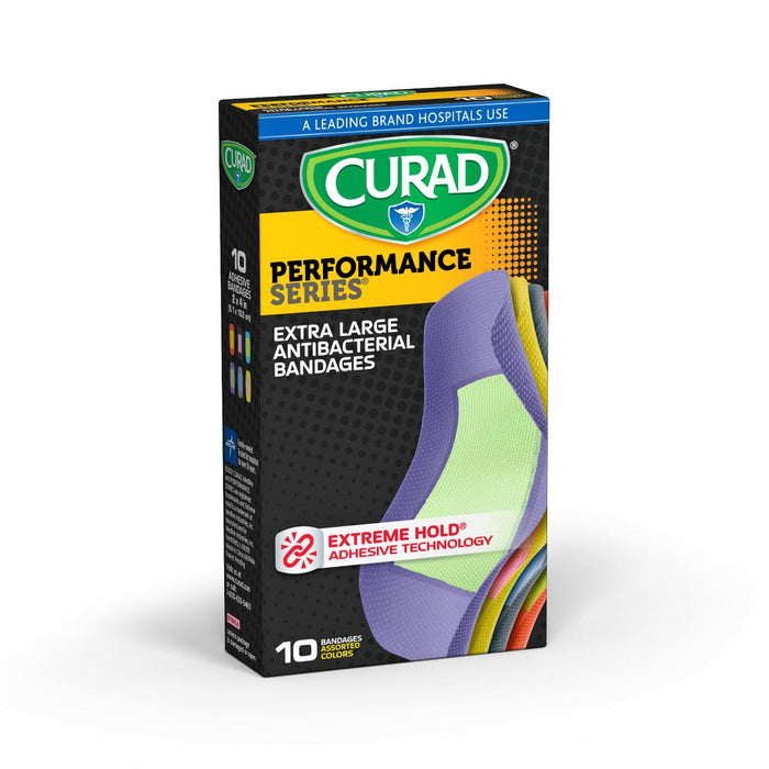 BNDG ANTIBAC PERFORM XL 6-COLORS 10CT - CUR5018