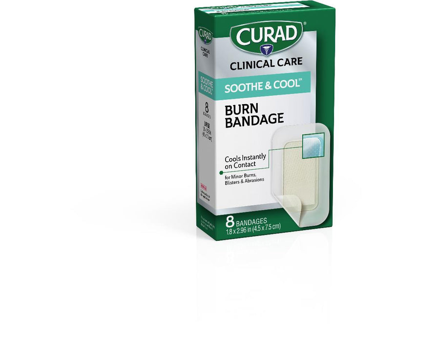 CURAD BANDAGE, SOOTHE N COOL, ASST SIZES, BX8  - CUR5236