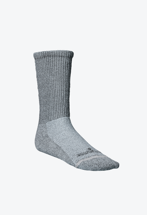 Circulation Socks, Crew, Grey, M - E505