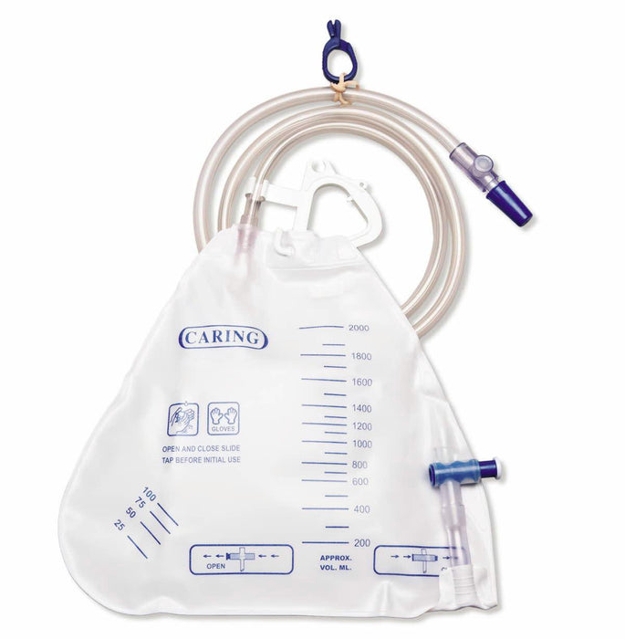 BAG, DRAINAGE, UROLOGY, 2000ML, ANTI REFLUX - DYNC1674