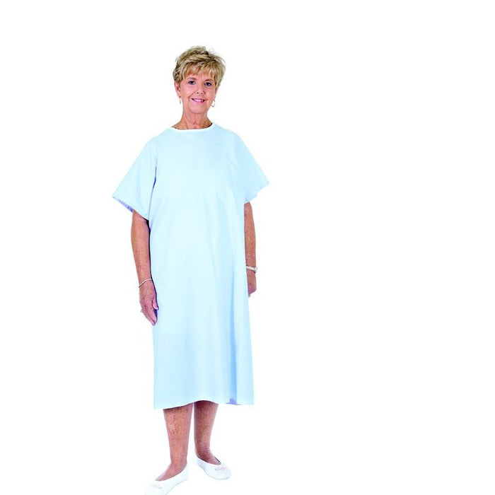 Deluxe Reusable Patient Gown in Blue - C3022