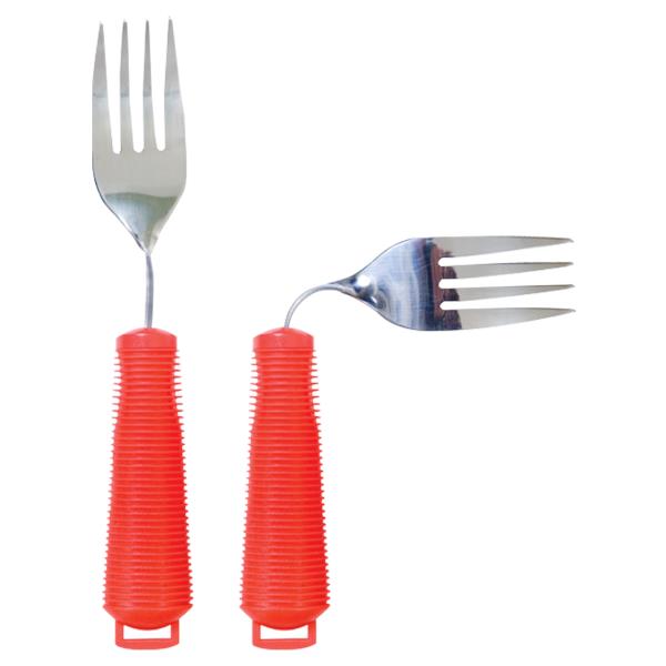Power of Red Bendable Fork with Large Handle - L5042