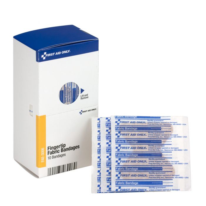SC Refill Fabric Fingertip Bandages, 10/box